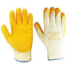 Orange Latex PC Gloves